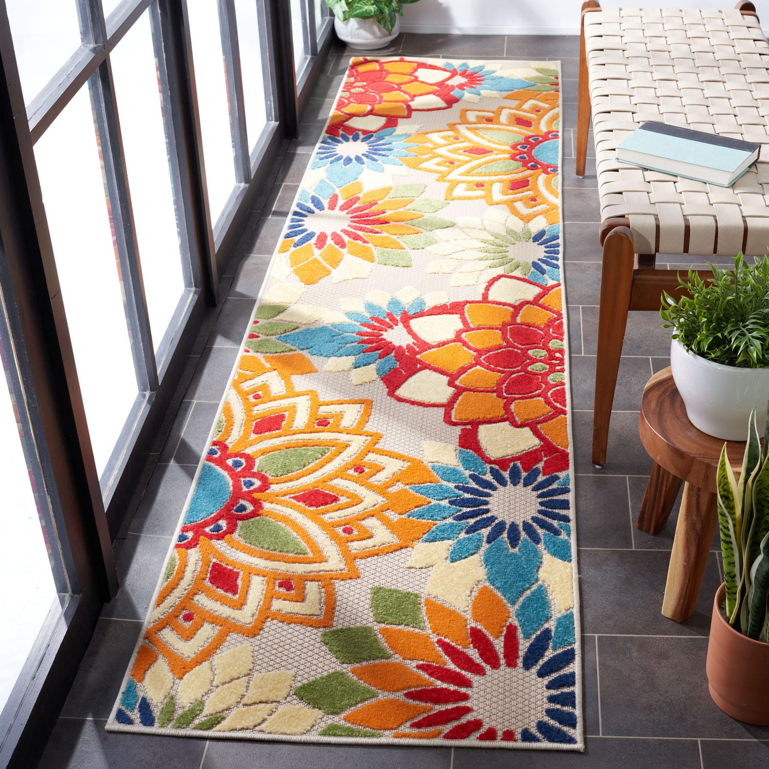 Safavieh Cabana Quincy Tapis Floral Extérieur