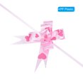 thumbnail image 4 of Unique Bargains 3.3inch Pull Bows Gift Wrapping Pull Bow Heart Pattern Baskets Present Bows Ribbon Pink 100 Pcs, 4 of 6