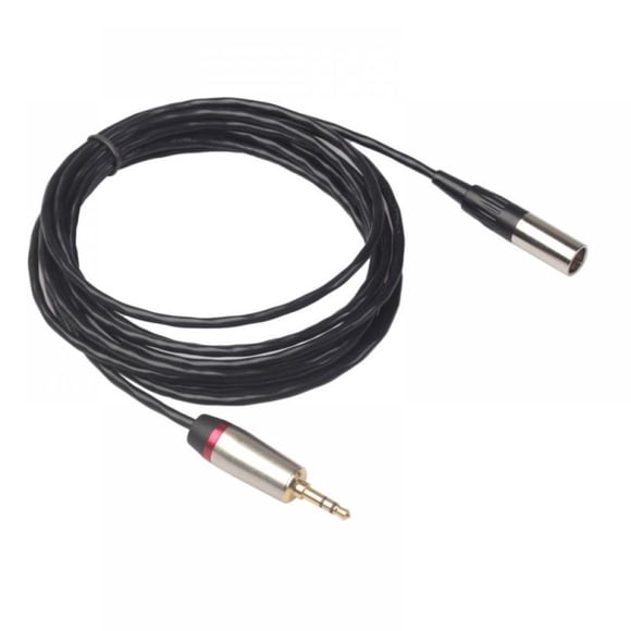 Audio Cable 3.5mm Male To Mini XLR 3 Pin Male Line Cord For SLR Camera