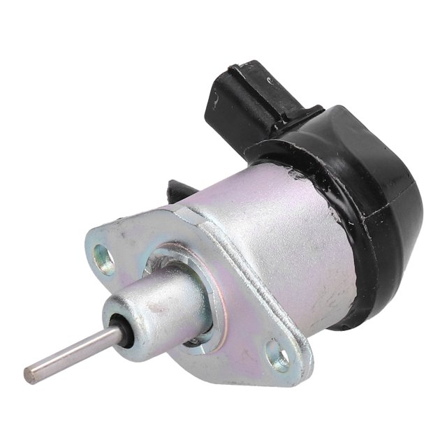 Fuel Shut Off Solenoid, Stop Solenoid Valve DC12V Components Solenoid Valve Steel For Excavator Part For Excavator Accessories
