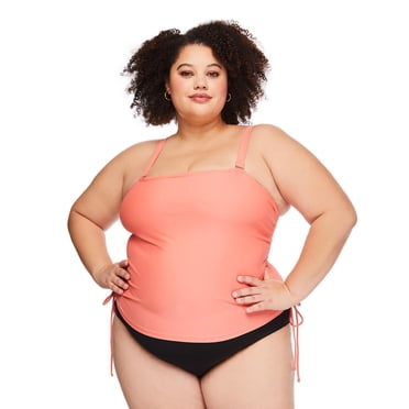 George Women's Plus Ruched Tankini