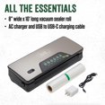 thumbnail image 4 of FOOD VACUUM SLR BK/SLVR(Pack of 1), 4 of 5