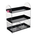 thumbnail image 2 of Luzkey Coffee Cup Rack Clear Countertop Organizer for Hotel Kitchen Pantry Tabletop Black, 2 of 8