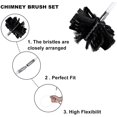 thumbnail image 3 of Chimney Kit Sweeping Drain Set Pipeline Flue Cleaning Tool For Duct Vent Includes Flexible, 3 of 5