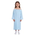 thumbnail image 1 of Moggemol Robe Post-Opératoire pour Enfant, Vêtements Adaptatifs, Robe d'Hôpital Douce et Confortable pour Patient, Bleu Pâle 14, 1 of 7