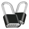thumbnail image 1 of 2 Pcs Cadenas à Combinaison, Cadenas à Combinaison Robuste à 4 Chiffres, Cadenas à Combinaison pour Extérieur, Serrures de Portail Imperméables pour Clôture, 1 of 7