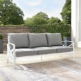 thumbnail image 2 of Crosley Kaplan Outdoor Metal Sofa in Gray, 2 of 12