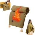 thumbnail image 1 of Clearance!Ymkly Portable Heated Shawl For Women Portable Heated Blanket For Outdoors USB With Snaps USB Heated Blanket Battery Operated For Women Family Lovers, 1 of 9