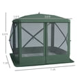 thumbnail image 3 of Outsunny Pavillon Moustiquaire Escamotable pour Camping, Installation Instantanée, Vert, 3 of 9