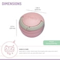 thumbnail image 4 of Melii Pacifier Pods for baby  Pink & Grey - 2 pack, 4 of 5