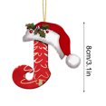thumbnail image 3 of Christmas Tree Decorations 26 Letters Christmas Tree Decoration Pendant Christmas Tree Ornaments Personalized Diy Christmas Ornaments Christmas Decoration Xmas Tree Hanging Decor, 3 of 5