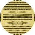 thumbnail image 1 of Ahgly Company Tapis Rond Lavable en Machine Intérieur Transitionnel Chêne Brun, 4 Pieds Rond, 1 of 7