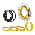 thumbnail image 4 of Single 1 Speed Cassette Cog Single Speed Cassette Fixed Gear Conversion Bike Sprocket Freewheels Set for 7-10s Hubs Gold, 4 of 9