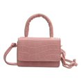 thumbnail image 1 of Women Mini Alligator PU Shoulder Bag Acrylic Chain Crossbody Totes (Green), 1 of 9