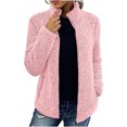 thumbnail image 1 of CEHVOM Femme Mode Manches Longues Confortable Hauts Amples Poche Manteau Long Blouse Liquidation, 1 of 6