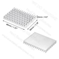 thumbnail image 4 of 30*40*5mm Without or With Thermal Pad Aluminum Heatsink Cooler Radiator Cooling For Raspberry Pi 4 Model B CPU Black Without Pad 2pcs, 4 of 6
