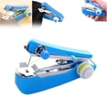 thumbnail image 2 of Liquidation! beishanbush Égreneuse Pratique Égreneuse Pratique Machine à Coudre Portable Machine à Coudre Portative Manuelle Mini Vêtements Tissu Outil de Raccommodage de Poche pour Bricolage Vêtements Rideau Tissu (Bleu) Taille Unique Bleu, 2 of 9