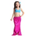 thumbnail image 3 of Girl Kids Mermaid Tail Swimmable Bikini Set Bathing Suit Fancy Costume 3-9Year, 3 of 3
