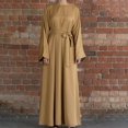 thumbnail image 1 of Abaya Longue pour Femmes, Robe Longue Musulmane, Kaftan Vintage Imprimé Floral, Maxi Islamique, Robes pour Femmes, 1 of 3