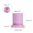 thumbnail image 2 of Unique Bargains Take Up Lever Thread Eyelet 8mm x 11mm x 5mm Ceramic Fit for Embroidery Machine, 50 Pack, 2 of 5