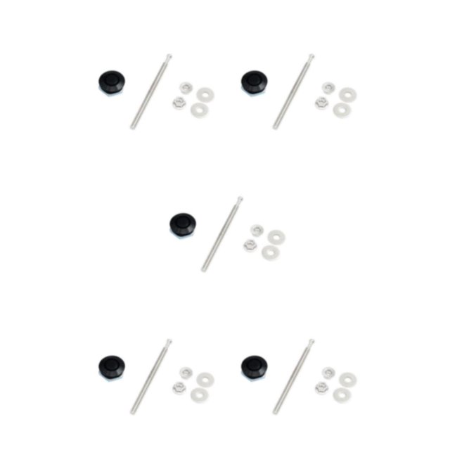 Ruiboury Lightweight Hood Lock For Car Modification Security Sleek Affordable black DP17-25 5Set