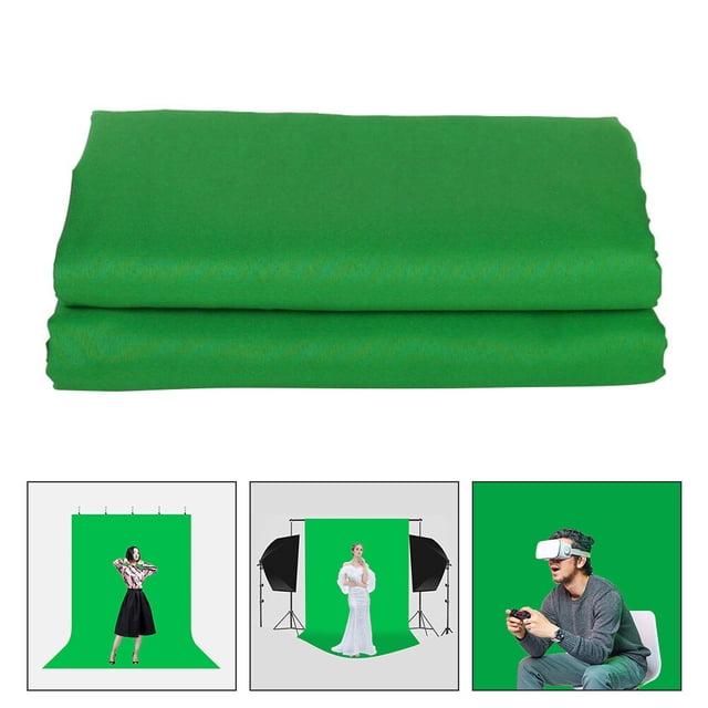 SHOWERORO 1Pack Studio Background Green Photography Cloth for Movie Video Production