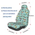thumbnail image 3 of Lsque Dachshund Dog Puppy Pattern Car Seat Covers for Front Seats , Waterproof Seat Covers for Cars, Sporty Front Seat Covers,Car Seat Cover Protector Front Seats, 3 of 5