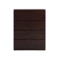 thumbnail image 2 of HOMETRENDS Commode à 4 Tiroirs pour Adulte, Enfant et Adolescent – Finition Noyer, 2 of 6