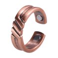 thumbnail image 2 of TopLLC Pure Antique Copper Magnetic Energy Ring Creative Personalized Magnetic Open Ring Ring Bracelet, 2 of 3