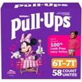 thumbnail image 1 of Pull-Ups Girls' Potty Training Pants, 6T-7T (55-75 lbs), 58 Count, 1 of 10