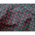 thumbnail image 4 of oneOone Silk Tabby Fabric Floral Block Printed Fabric 1 Yard 42 Inch Wide, 4 of 4