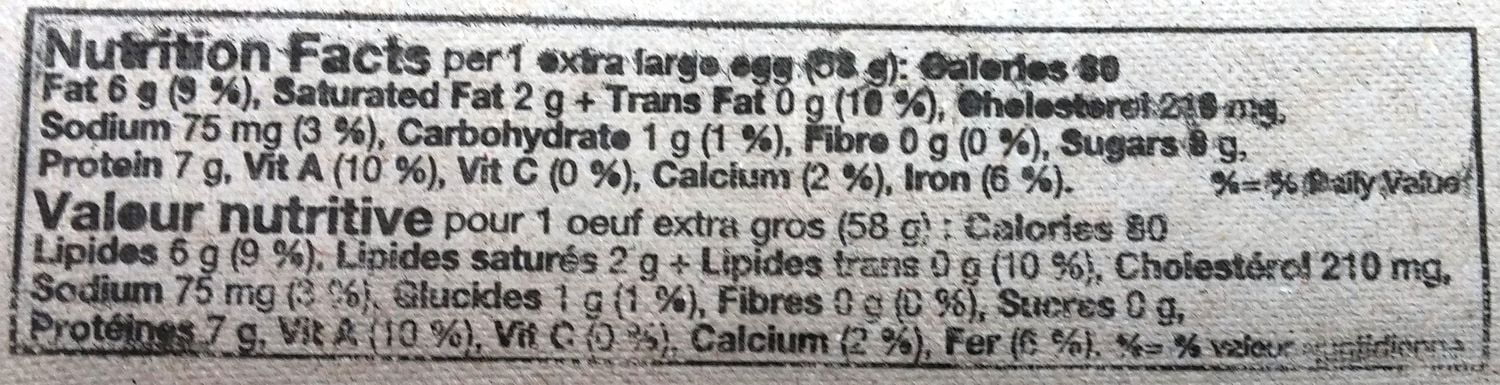 Great Value XL White 12 Eggs