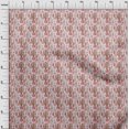 thumbnail image 4 of oneOone Rayon Peach Fabric Cactus Craft Projects Decor Fabric Printed By The Yard 56 Inch Wide, 4 of 5