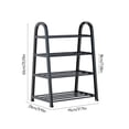 thumbnail image 3 of RKSTN shoe rack Shoe Rack- Shoe Rack Storage Organizer With 4 Tiers Metal Shelves For Bedroom- Closet-Entry- Dorm Room, 3 of 5