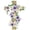 Purple, variant on Birdeem Easter Decorations for the Home, Easter Decorations Outdoor, Wall Stickers Easter Crosses Window Decoration Stickers Plants Flowers Festivals Refrigerator Stickers, Flowers for Decoration