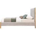 thumbnail image 4 of Meridian Furniture Kona Grey Fabric Twin Bed, 4 of 24