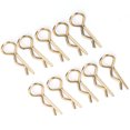 thumbnail image 4 of Ymiko RC Shell Clips Broches, Clips de Corps RC, 10pcs 8.3MM RC Voiture Shell Clip Rshape Métal Corps Clips Broches pour 1/5 1/6 1/8 1/10 Voiture RC, 4 of 8