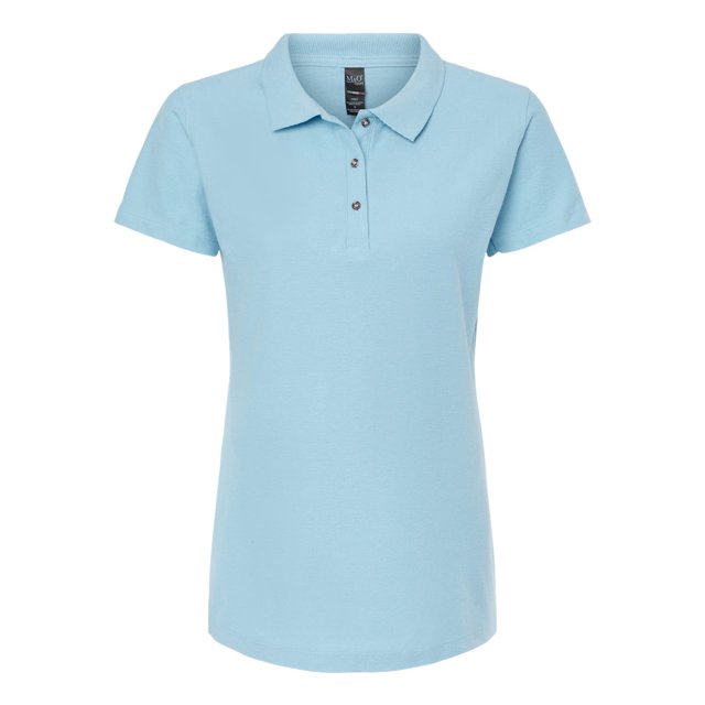 M&O 7600 Women's Ringspun Polo