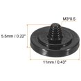 thumbnail image 2 of Unique Bargains Shutter Release Button Soft Shutter Release Button Copper Camera Shutter Button Concave, Black 2 Pack, 2 of 6