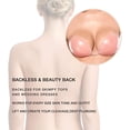 thumbnail image 4 of Adhesive Bra Reusable Strapless Self Silicone Push-up Invisible Sticky Bras for Backless Dress, 4 of 6