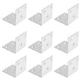 thumbnail image 4 of 10 Pcs Support d'Angle en L Attache d'Angle en Métal pour Armoires en Bois, 4 of 8