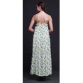 thumbnail image 3 of Bimba Robe Longue Décontractée en Rayonne à Fleurs pour Femme à Bretelles Spaghetti, Maxi d'Été, Robe Soleil - XX-Grand, 3 of 5