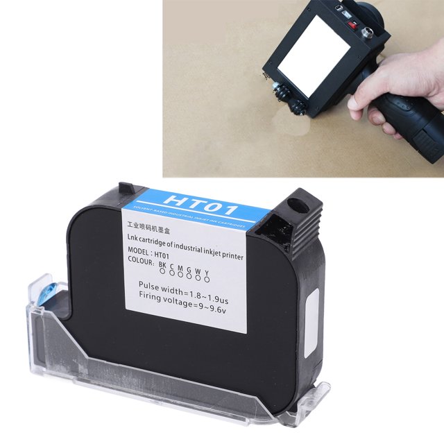 HT01 42ML Handheld , Rapid Drying Inkjet Printer Replacement 12.7mm