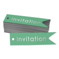 thumbnail image 1 of Inkdotpot Étiquette de Bouteille d'Invitation en Feuille d'Argent Véritable Lot de 50, 1 of 6