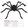 thumbnail image 4 of Miangastore BESPORTBLE Artificial Spider Simulation Plush Toy Black Color Lifelike Spider Toy Halloween Fake Spider, 4 of 8