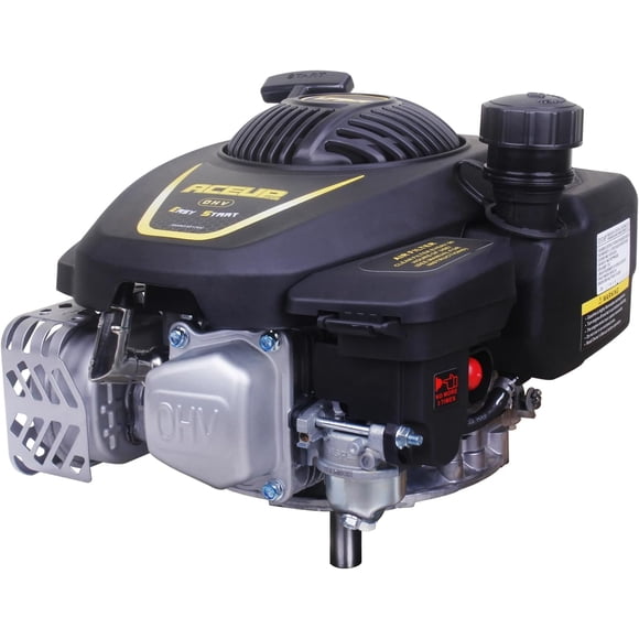 Aceup Energy Gas Engine Vertical Shaft, 4.4HP 173cc 4-Stroke OHV Gas Motor for Lawn Mower, EPA Compliant
