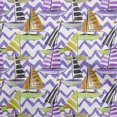 thumbnail image 1 of oneOone Tissu Polyester Spandex Violet pour Robe de Plage Tissu Imprimé au Mètre 56 Pouces de Large, 1 of 4