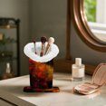 thumbnail image 1 of Suncoda Plush Storage Bo X, Plushs Glasses Case Makeup Brush Storage Bucket High-End Dressing Table Desktop Cosmetics Storage Box, 1 of 6