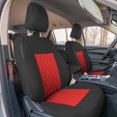 thumbnail image 3 of For 2020-2024 Ford Explorer Base FH Group Neoprene Custom Fit Car Seat Covers Water Resistant - Front Seats Red, 3 of 7