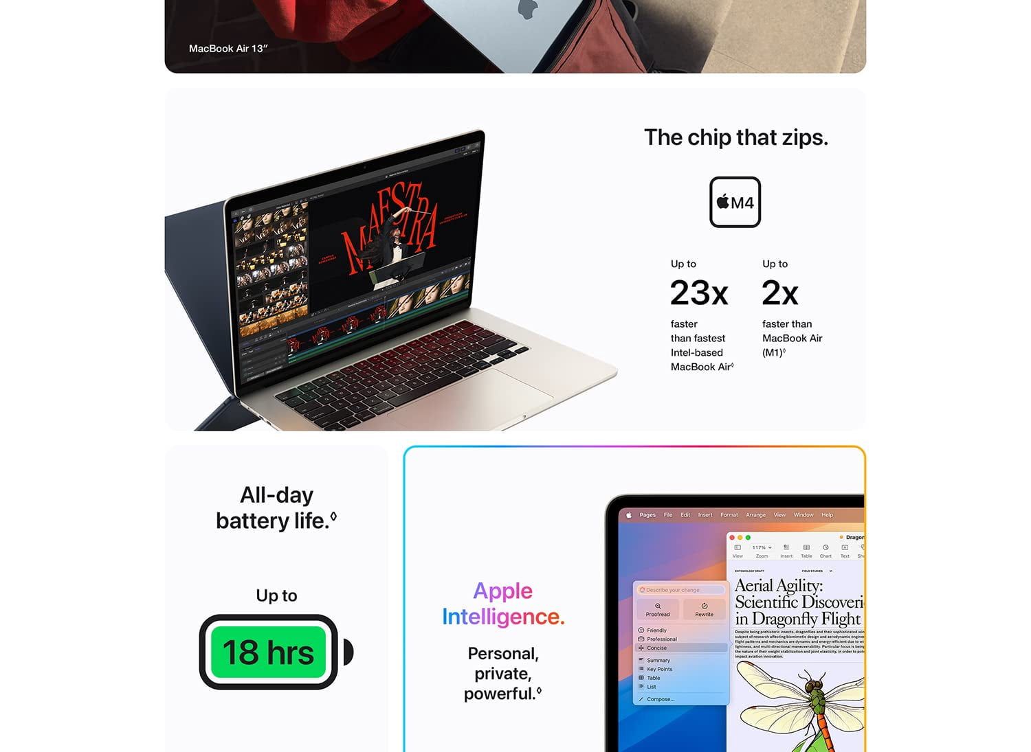 Open Box - Apple 2025 MacBook Air 13-inch Laptop with M4 chip